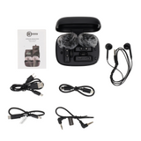 RadioShack Wireless Clip-On Microphone with Charging Case USB-C Noise Reduction