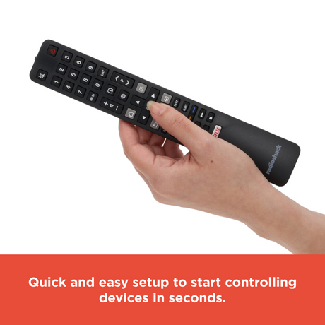 RadioShack Universal Remote Control Compatible with TCL TVs