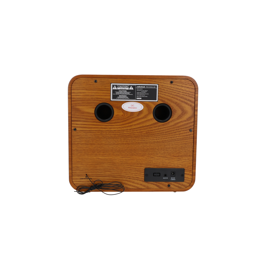 RadioShack Retro AM FM Radio 4001796 Bluetooth Dual Speakers Vintage Design