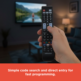 RadioShack 4-in-1 Universal Remote Control for TVs and Home Devices