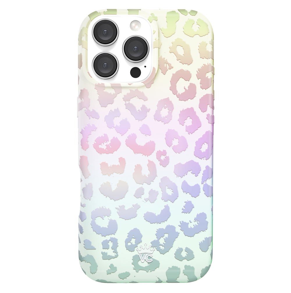 Iphone 16 Pro Max Magsafe Case - White Opal Leopard