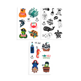 Mini Tattoo Palooza Temporary Tattoos - Pirate's Life