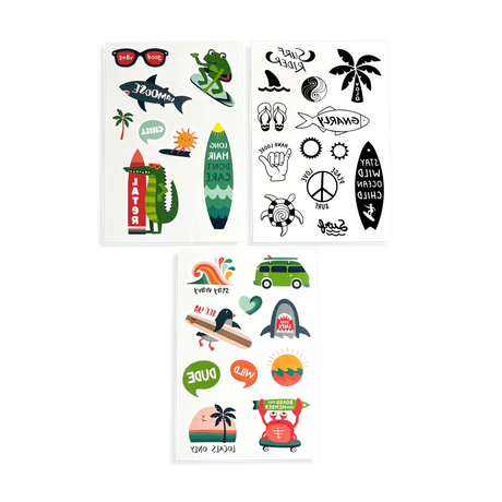 Mini Tattoo Palooza Temporary Tattoos - Beach Days