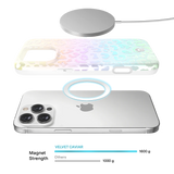 Velvet Caviar - MagSafe Case for Apple iPhone 16 Pro - White Opal Leopard