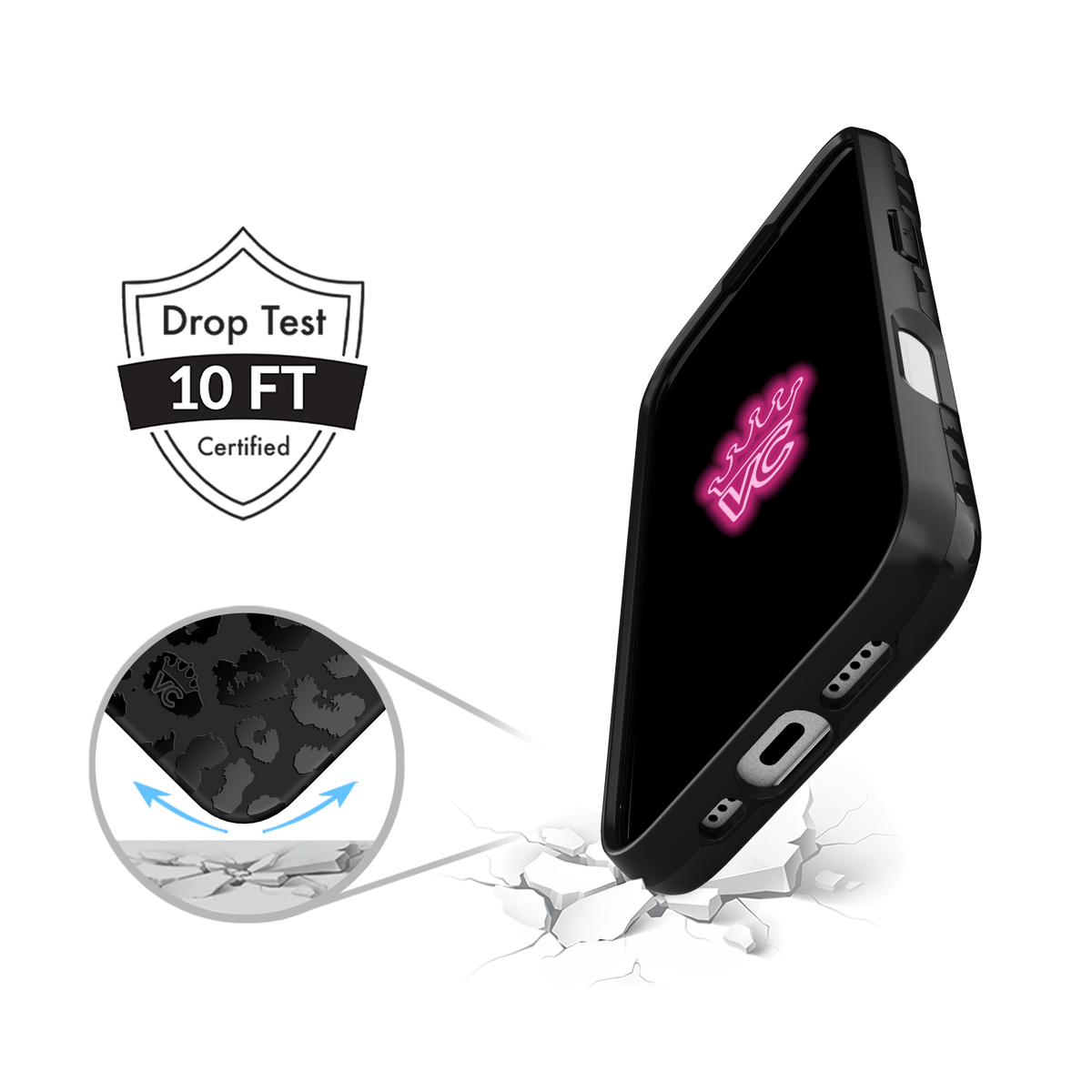Velvet Caviar Case with MagSafe for iPhone 17 - Black Leopard