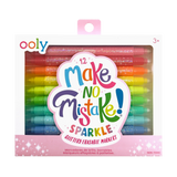 Ooly Make No Mistake!: Glittery Erasable Markers (Set of 12)