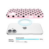 VELVET CAVIAR - IPhone 17 MagSafe Case - Princess Pink Polka Dot