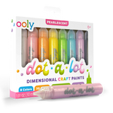 Dot-a-Lot 3D Dimensional Craft Paint - Pearlescent - Set of 8