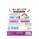 Double Up! Double-Ended Crayons - 12 Colors - Set of 6