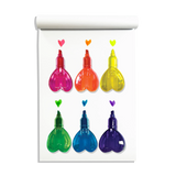 Heart Stacks Stacking Highlighters - 6 Color