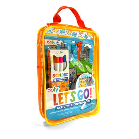 Let's Go! Activity & Coloring Kit - Kitty in the City