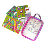 Let's Go! Activity & Coloring Kit - Unicorn Candy Town