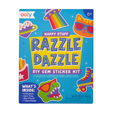 Razzle Dazzle Mini DIY Gem Sticker Kit - Happy Stuff - 8 Stickers