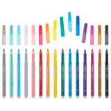 Rainbow Sparkle Glitter Markers - Set of 15