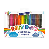 Rainy Dayz Window Gel Crayons - Set of 10