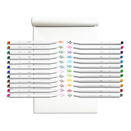 Seriously Fine Tip Markers - Set of 24