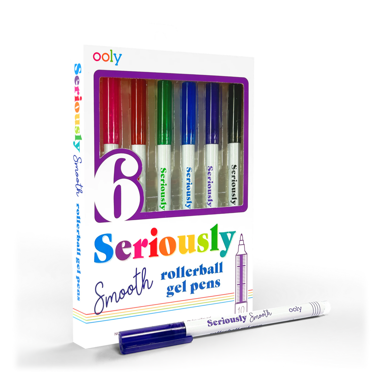 Seriously Smooth Rollerball Gel Pens - Set of 6