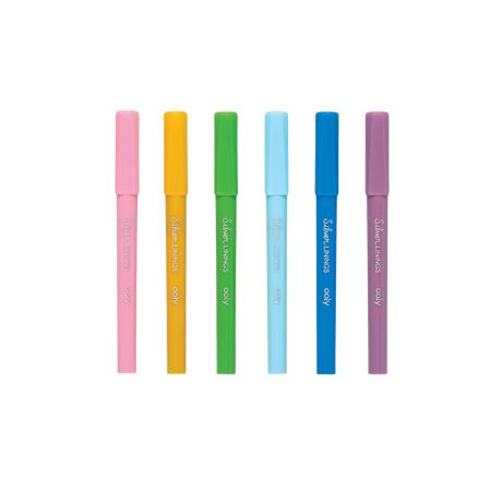 Silver Linings Outline Markers - Set of 6