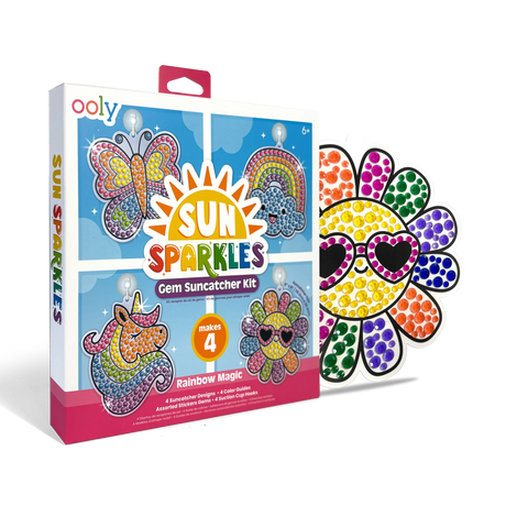 Sun Sparkles Gem Suncatcher Kit - Rainbow Magic - 4 Designs