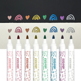 Vivid Pop! Water Based Paint Markers - Metallic - Set of 8