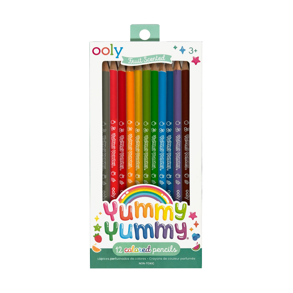 Yummy Yummy Fruit Scented Colored Pencils - Set of 12