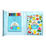 Yummy Yummy Scented Coloring Kit - Markers Stickers Coloring Book