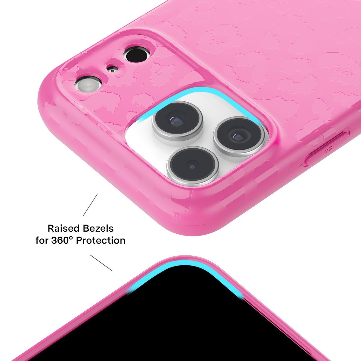 Velvet Caviar Case with MagSafe for iPhone 17 Pro Max - Hot Pink Leopard