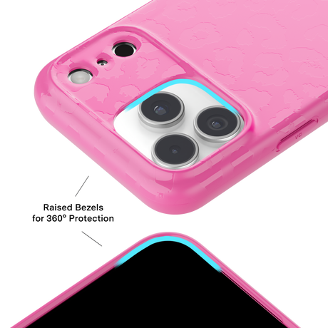 Velvet Caviar Case with MagSafe for iPhone 17 Pro Max - Hot Pink Leopard