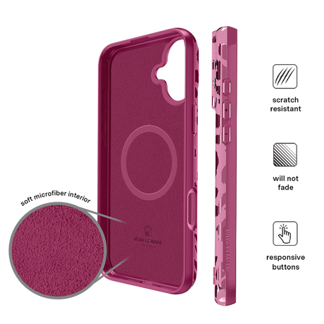 VELVET CAVIAR Apple iPhone 16 MagSafe Case - Pink Ruby Leopard