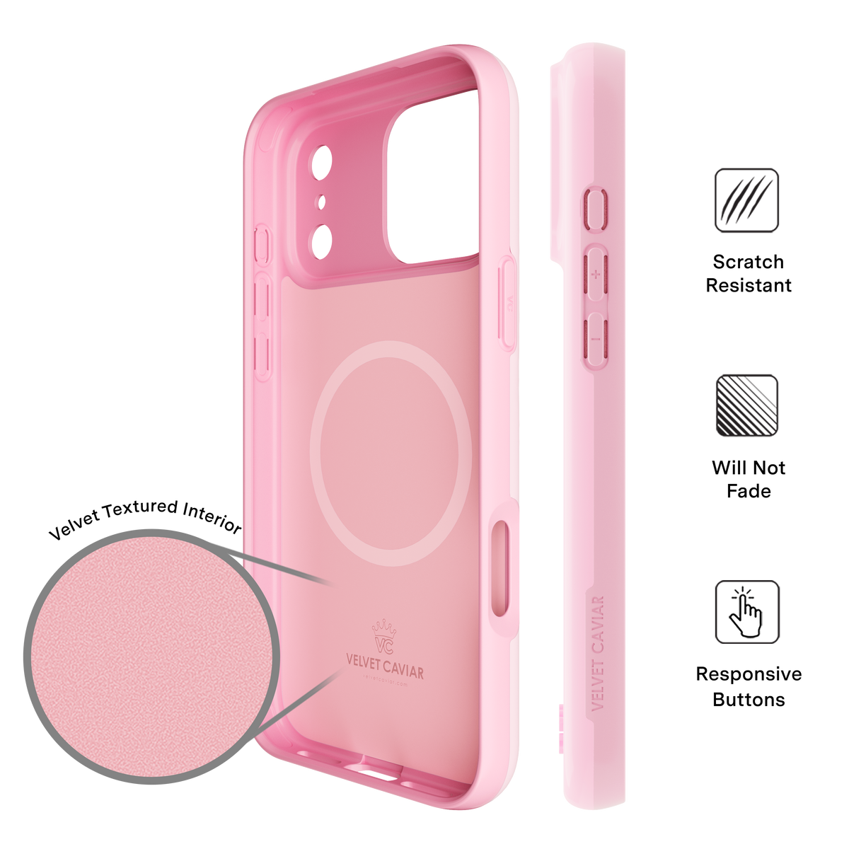 Velvet Caviar - MagSafe Case for Apple iPhone 17 Pro Max - Strawberry Milk