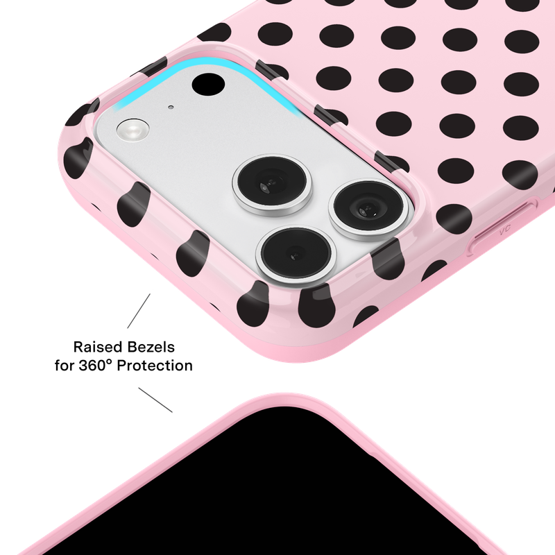 VELVET CAVIAR - MagSafe Case for Apple iPhone 17 Pro Max - Princess Pink Polka Dot