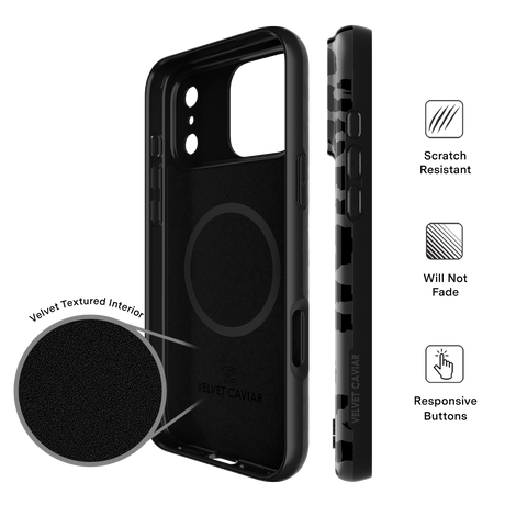 Velvet Caviar - MagSafe Case for Apple iPhone 17 Pro Max - Black Leopard