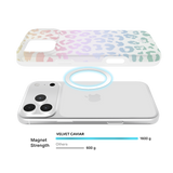 Iphone 17 Pro Max Magsafe Case - White Opal Leopard