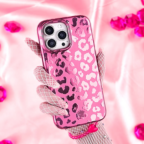 VELVET CAVIAR Apple iPhone 16 MagSafe Case - Pink Ruby Leopard