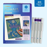 FlowArt® - Dot-By-Letter, Moonlit Garden -  Metall