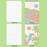 FlowArt® - Trace-By-Letter, Pack Your Bags