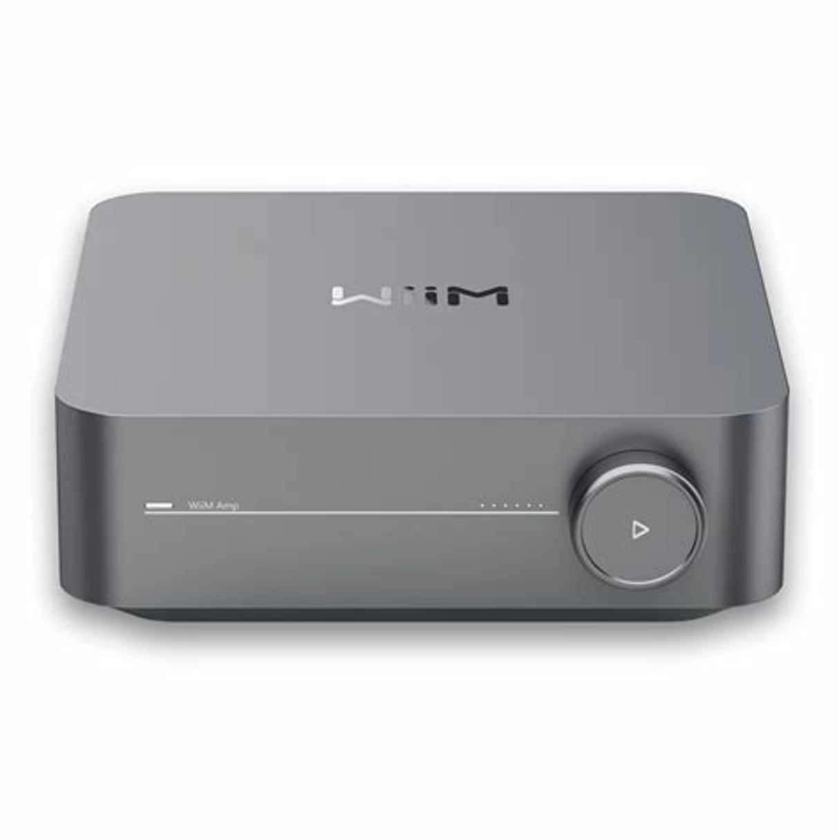 WiiM Amp - Wireless streaming amplifier with Bluetooth®, Apple AirPlay® 2, and Chromecast built-in (Gray). 60 Watts x 2