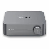 WiiM Amp - Wireless streaming amplifier with Bluetooth®, Apple AirPlay® 2, and Chromecast built-in (Gray). 60 Watts x 2