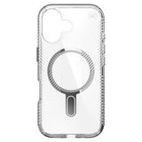 Speck - Presidio Perfect Clear Grip Case with ClickLock for iPhone 17 - Clear