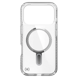 Speck - Presidio Perfect Clear Grip Case with ClickLock for iPhone 17 Pro - Clear