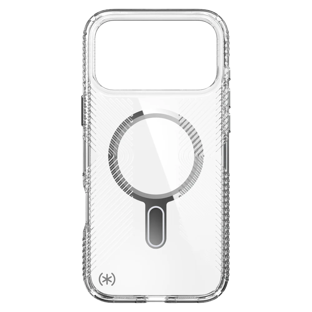 Speck - Presidio Perfect Clear Grip Case with ClickLock for iPhone 17 Pro Max - Clear