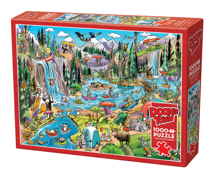 Cobble Hill DoodleTown: Portage Pandemonium 1000 Piece Puzzle