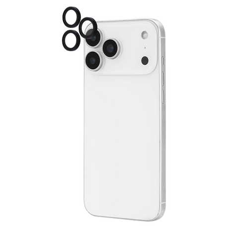 Case-Mate - Aluminum Camera Lens Glass Protector for iPhone 17 Pro Max / 17 Pro - Black