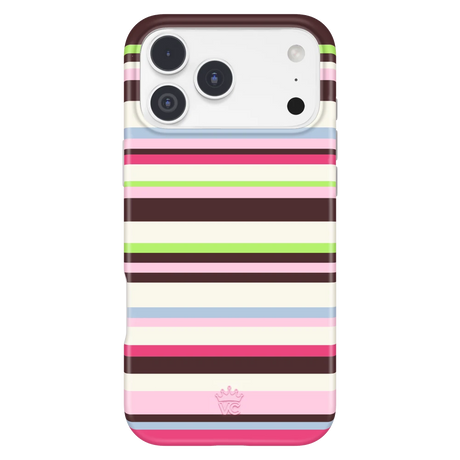VELVET CAVIAR MagSafe Case iPhone 18 Pro Max / 17 Pro Max, Sweet Treat Stripes