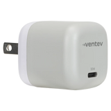 Ventev - 30W Mini Wall Charger and USB C to Apple Lightning Cable - White