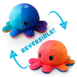 Reversible Octopus Plush: Sunset & Mermaid