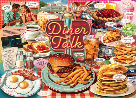 Cobble Hill Diner Talk 500 Piece Puzzle