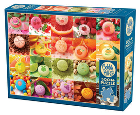 Cobble Hill Nom Nom Macarons 500 Piece Puzzle