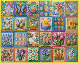 White Mountain Puzzles - Easter Crochet (2096pz) - 1000 Piece Jigsaw Puzzle
