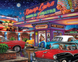White Mountain Puzzles - Movie Night (2101pz) - 1000 Piece Jigsaw Puzzle